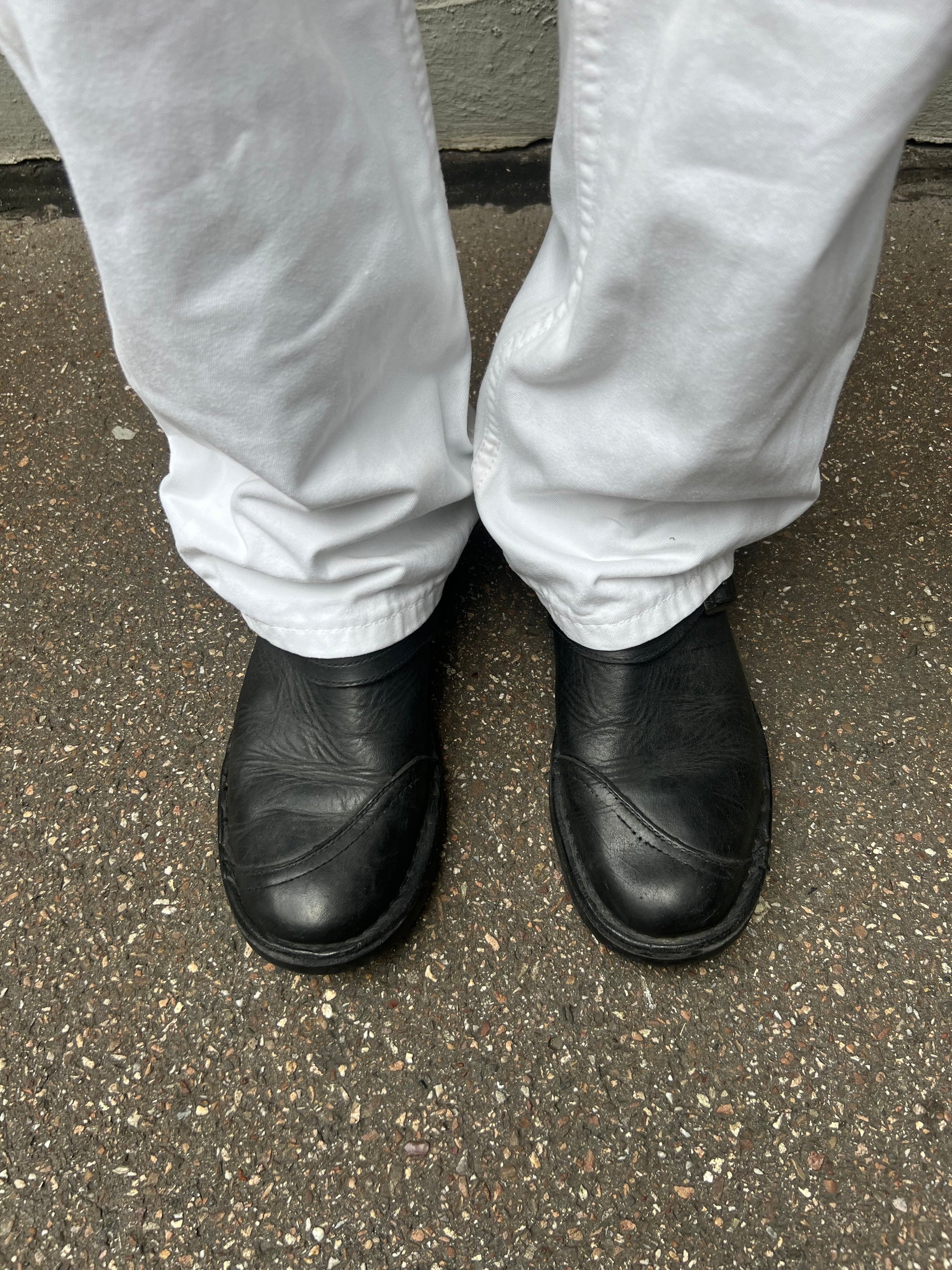 Vintage Brown Replay Motorcycle Boots 42