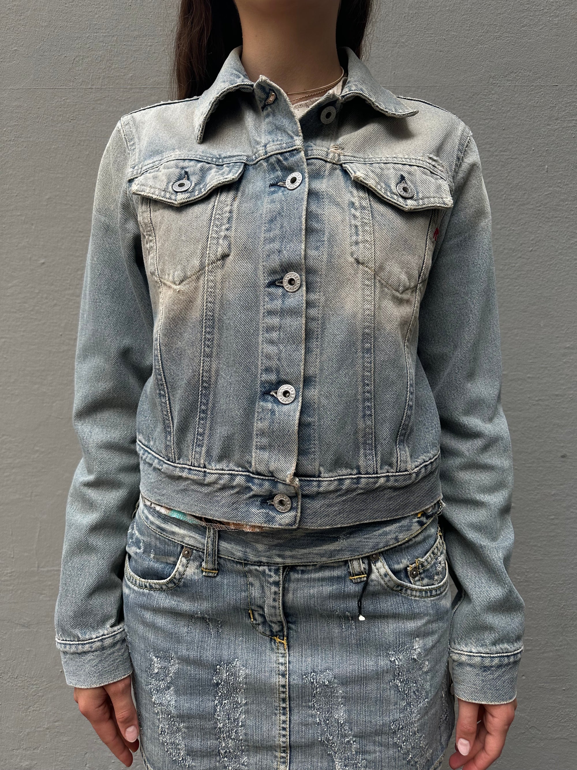 Vintage Replay Blue Denim Jacket S