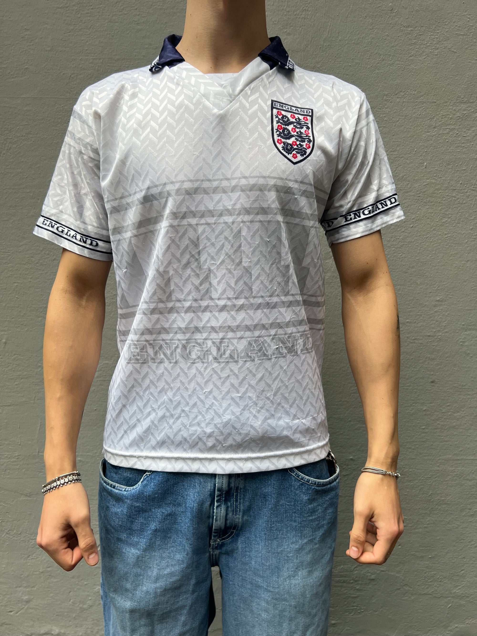 Vintage 90s England Home Jersey M/L