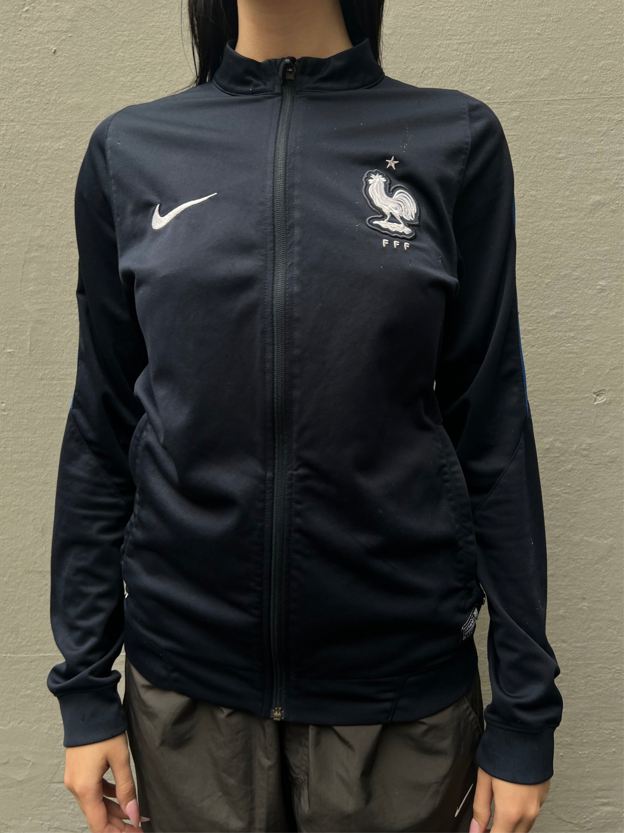 Vintage Nike France Soccer Trackjacket M