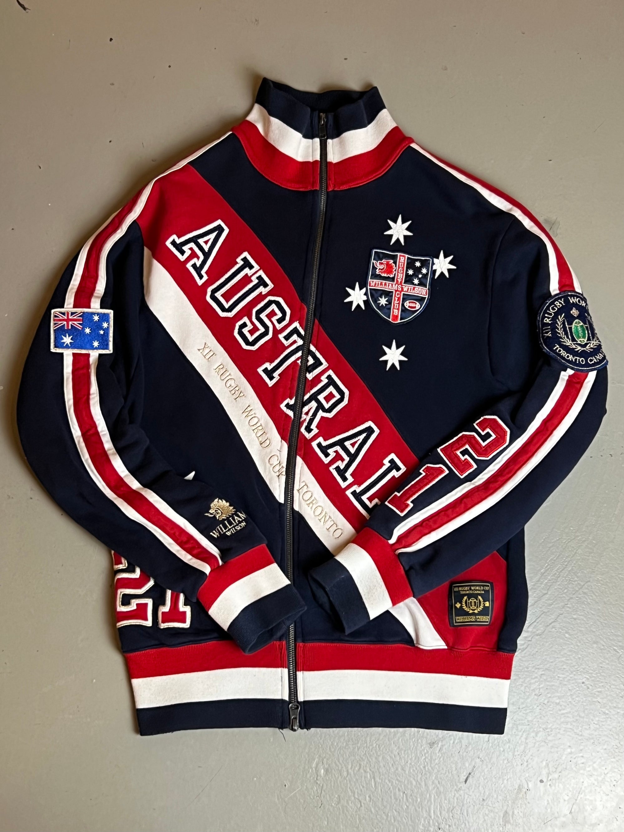 Vintage Australia Rugby Zip Jacket  M/L