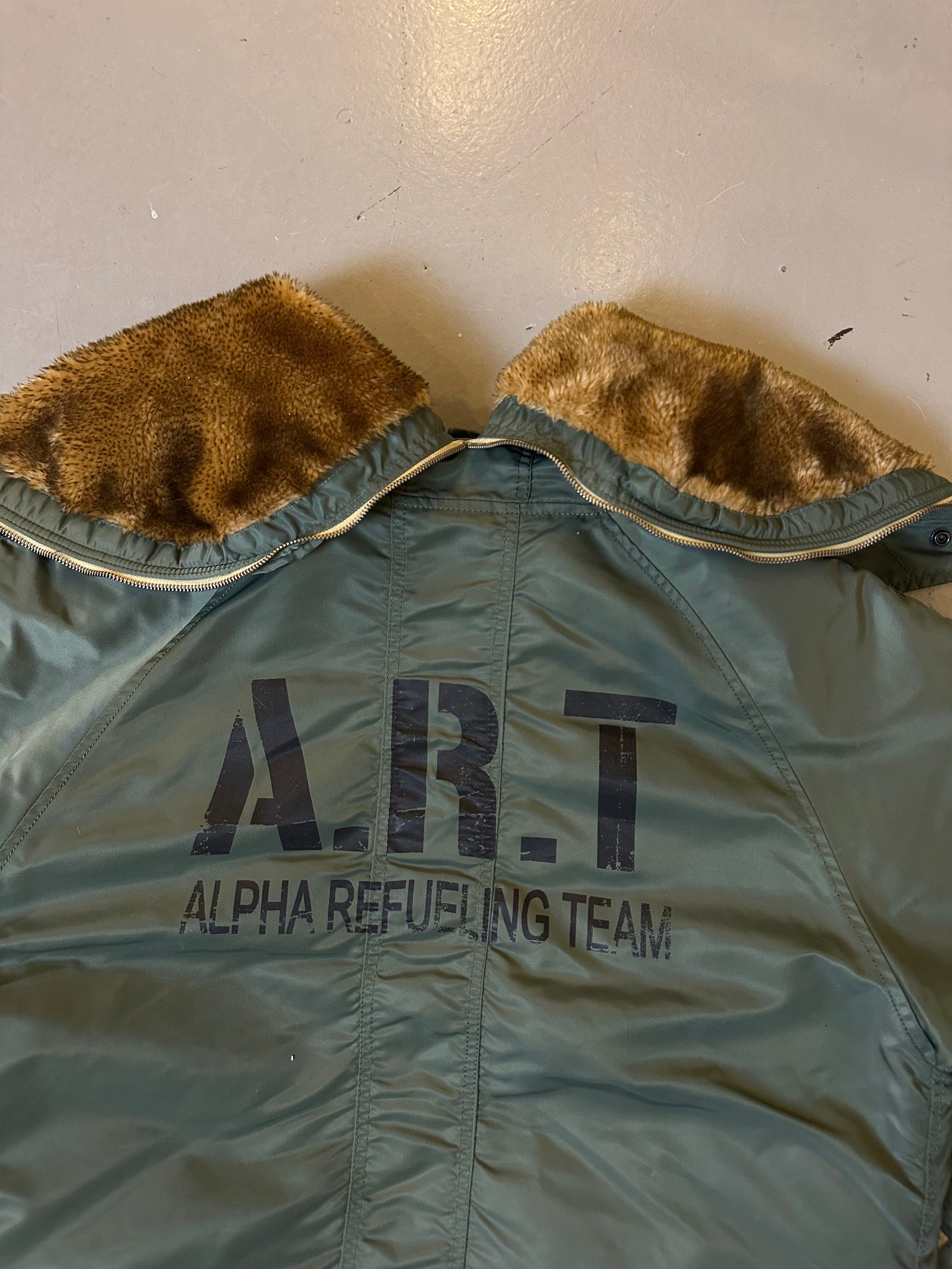 Vintage Alpha Industries 1952 Fur/Bomber Coat 3XL